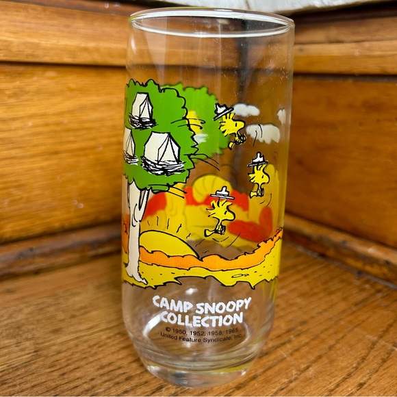 Vintage Camp Snoopy Collection x McDonald’s Drinking Glass - Picture 3 of 10